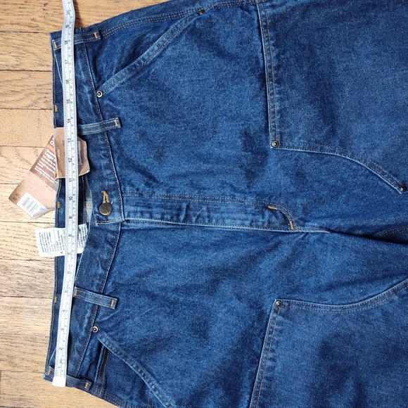 Carhartt blue jeans 38x36 NWT denim work pants loose - Picture 7 of 16
